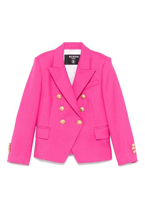 Blazer doppiopetto BALMAIN KIDS | BW2A04 I019650LOR